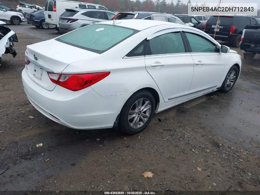 5NPEB4AC2DH712843 2013 Hyundai Sonata Gls