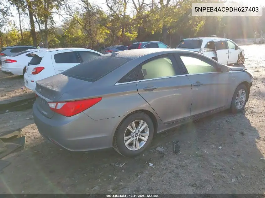 5NPEB4AC9DH627403 2013 Hyundai Sonata Gls