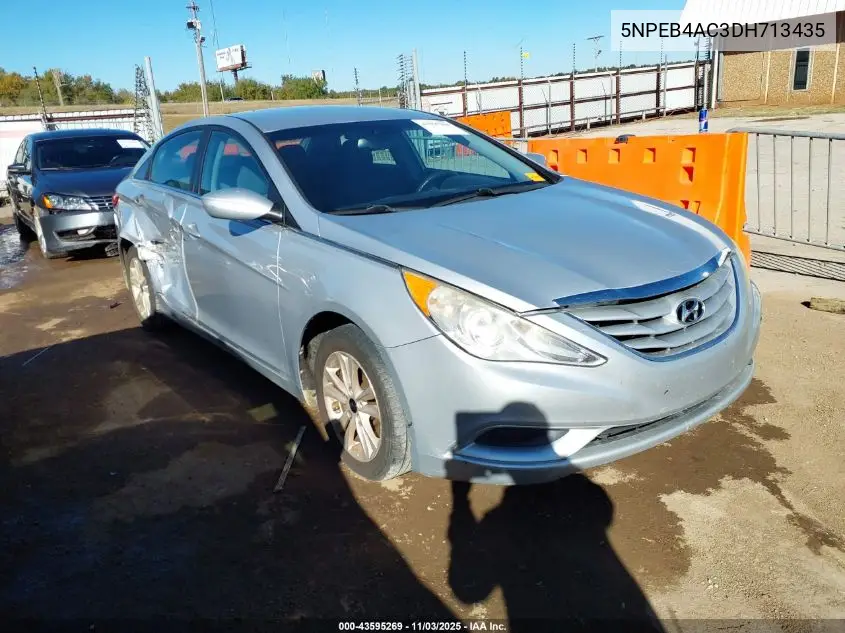 5NPEB4AC3DH713435 2013 Hyundai Sonata Gls