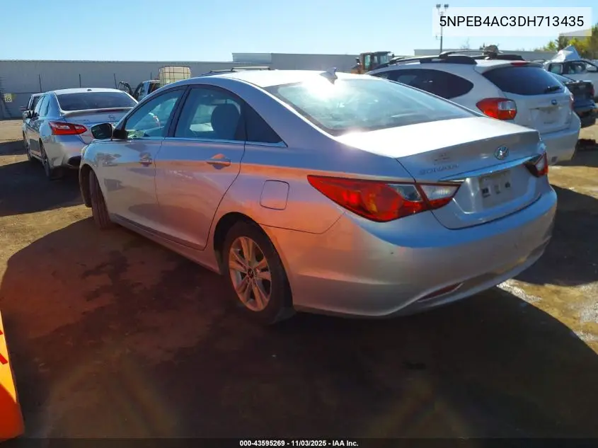 5NPEB4AC3DH713435 2013 Hyundai Sonata Gls
