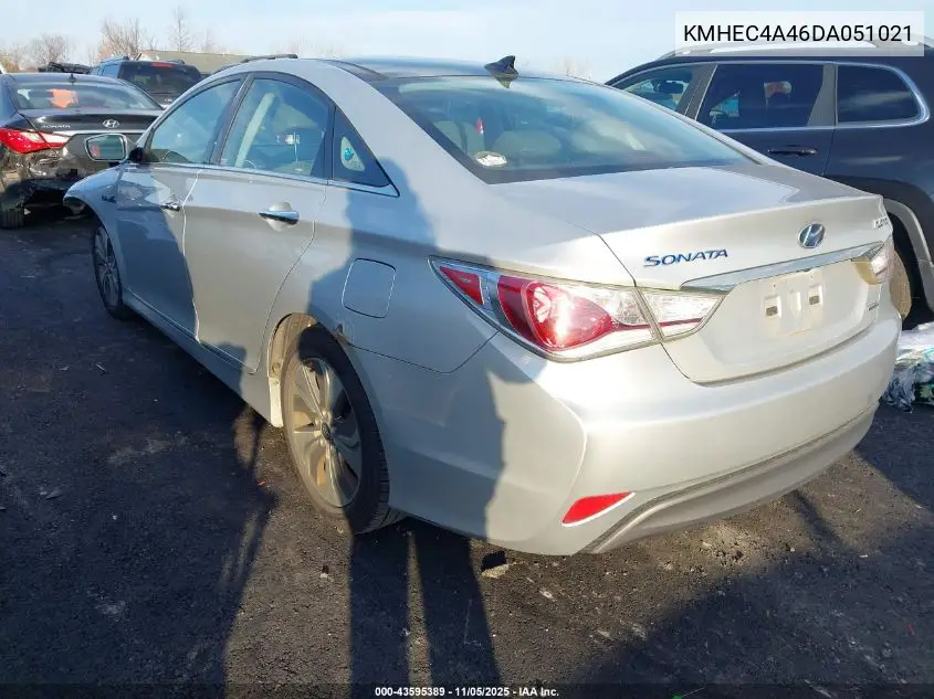 KMHEC4A46DA051021 2013 Hyundai Sonata Hybrid Limited