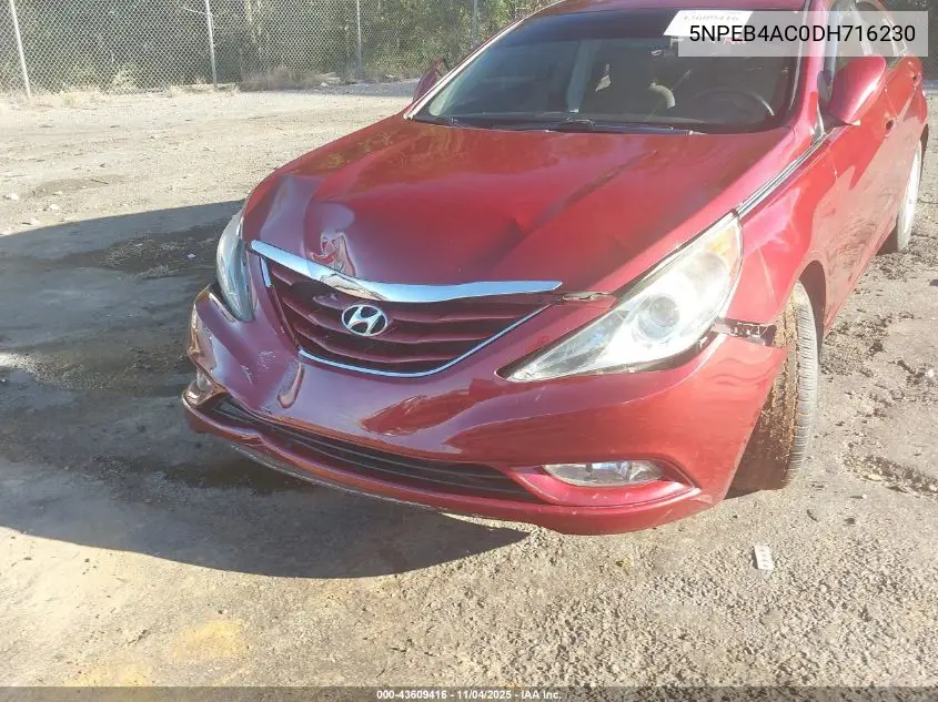 5NPEB4AC0DH716230 2013 Hyundai Sonata Gls