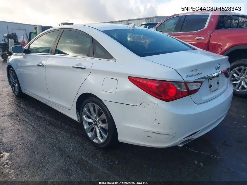 5NPEC4AC8DH528343 2013 Hyundai Sonata Se