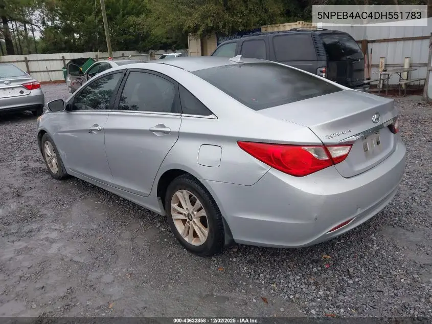5NPEB4AC4DH551783 2013 Hyundai Sonata Gls