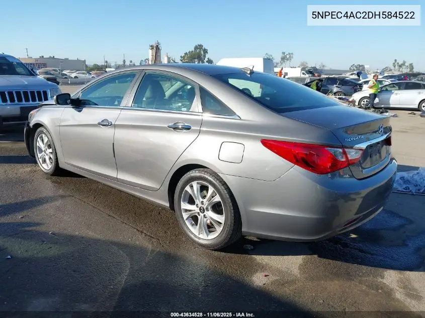 5NPEC4AC2DH584522 2013 Hyundai Sonata Limited