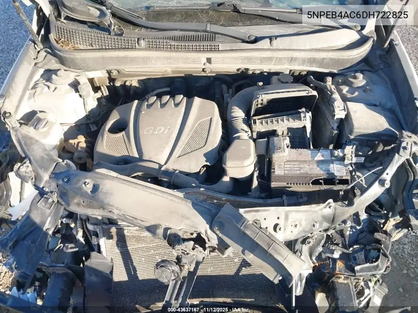 5NPEB4AC6DH722825 2013 Hyundai Sonata Gls