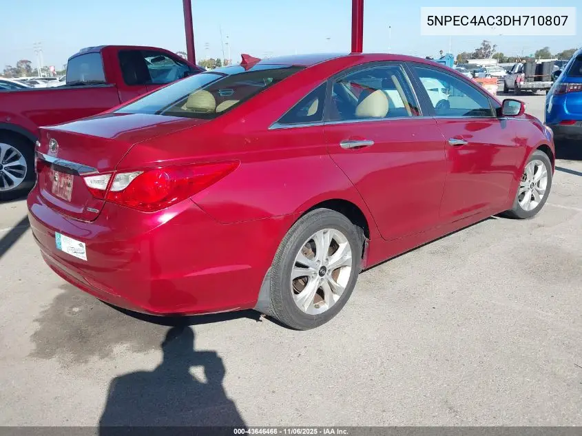 5NPEC4AC3DH710807 2013 Hyundai Sonata Limited