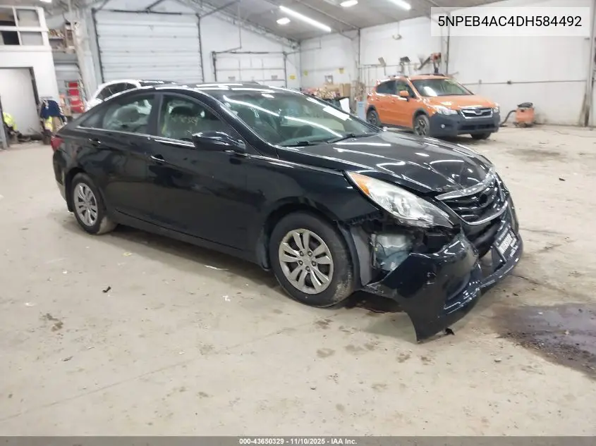 5NPEB4AC4DH584492 2013 Hyundai Sonata Gls