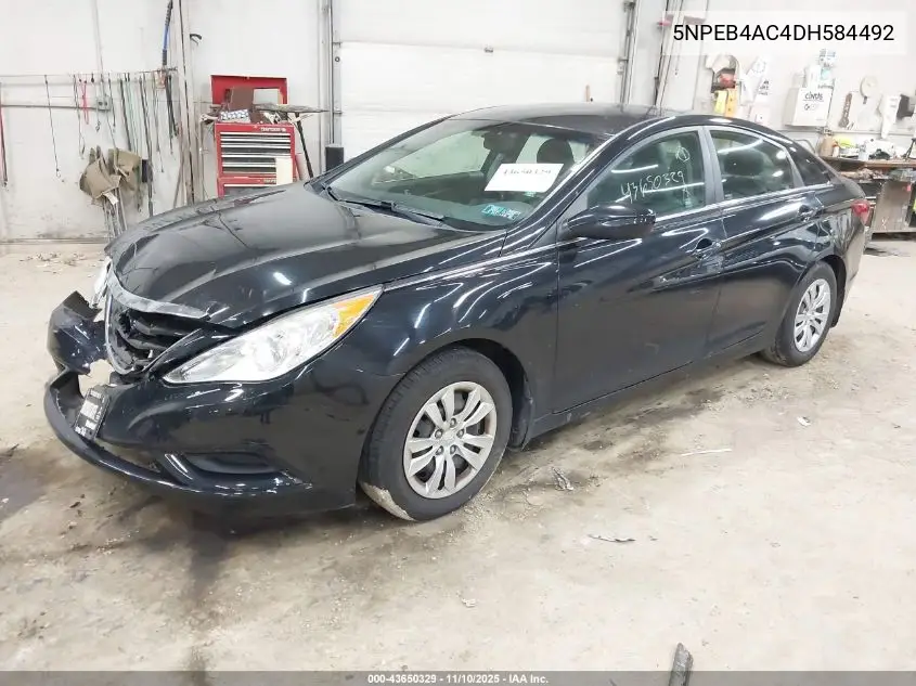 5NPEB4AC4DH584492 2013 Hyundai Sonata Gls