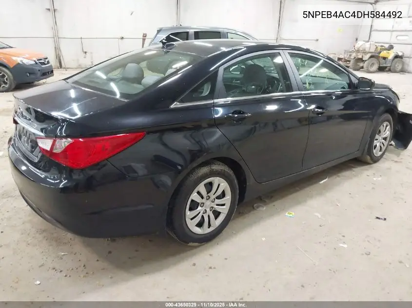 5NPEB4AC4DH584492 2013 Hyundai Sonata Gls