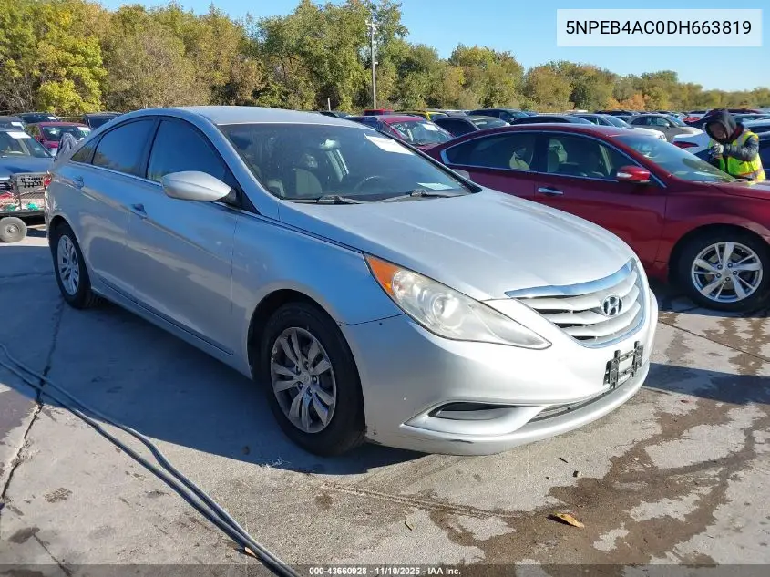 5NPEB4AC0DH663819 2013 Hyundai Sonata Gls