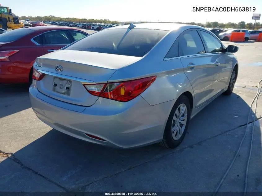 5NPEB4AC0DH663819 2013 Hyundai Sonata Gls