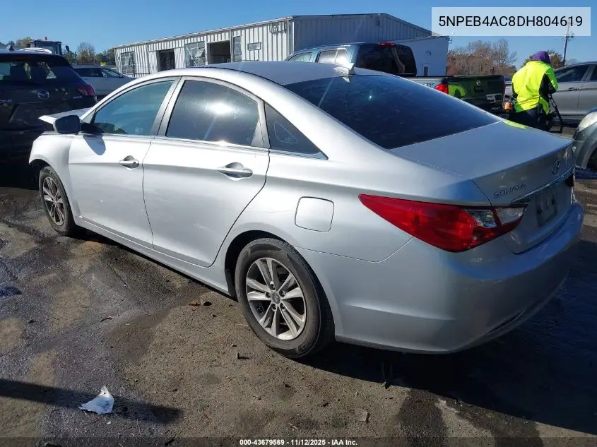 5NPEB4AC8DH804619 2013 Hyundai Sonata Gls