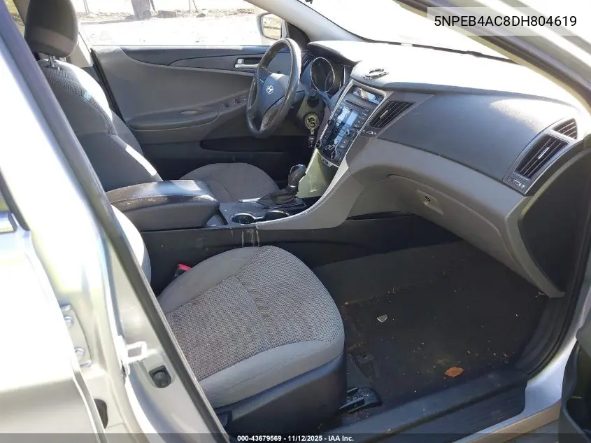 5NPEB4AC8DH804619 2013 Hyundai Sonata Gls