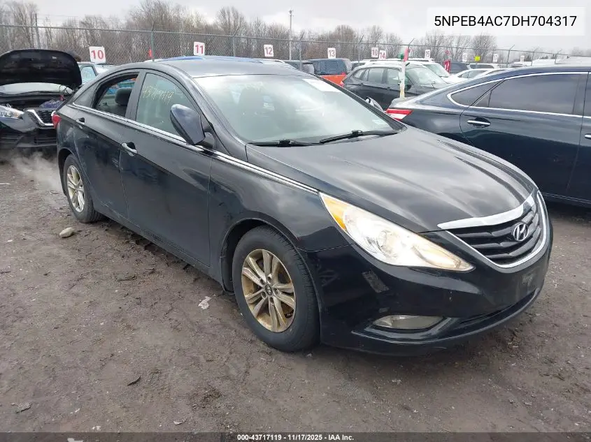 5NPEB4AC7DH704317 2013 Hyundai Sonata Gls