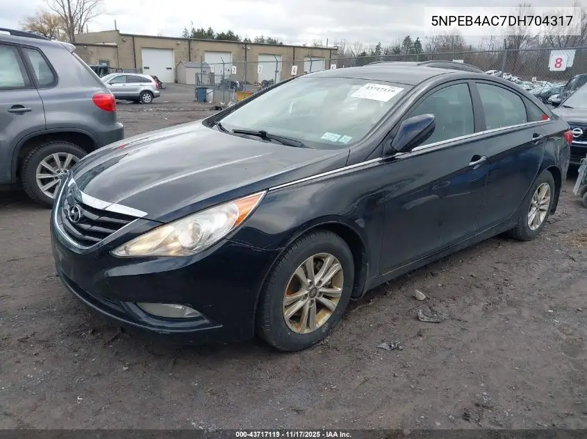 5NPEB4AC7DH704317 2013 Hyundai Sonata Gls