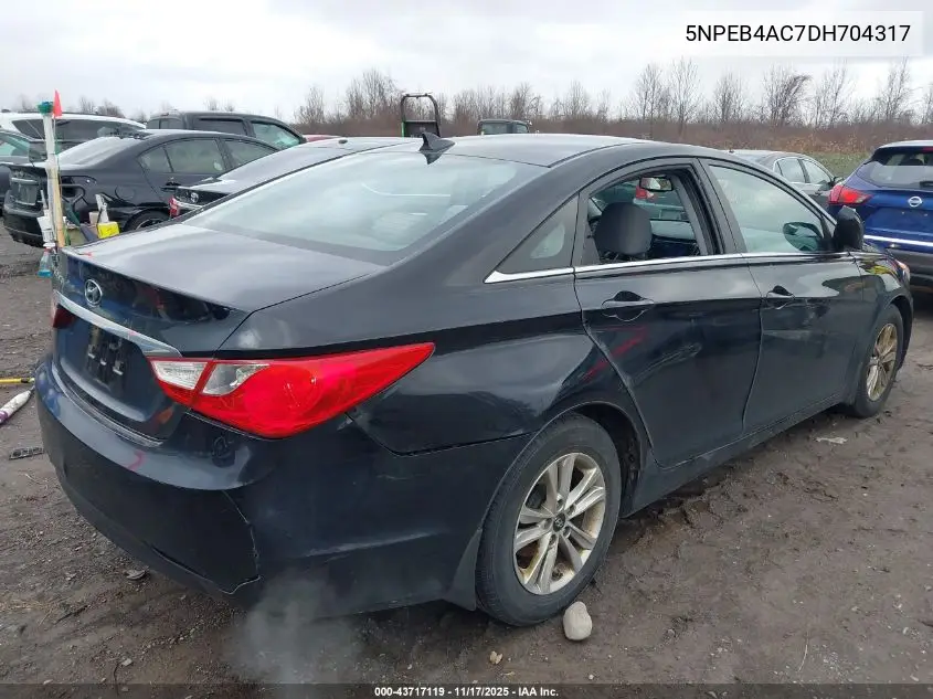 5NPEB4AC7DH704317 2013 Hyundai Sonata Gls