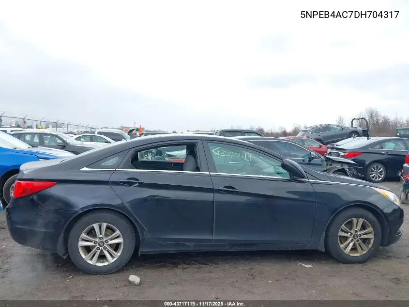 5NPEB4AC7DH704317 2013 Hyundai Sonata Gls