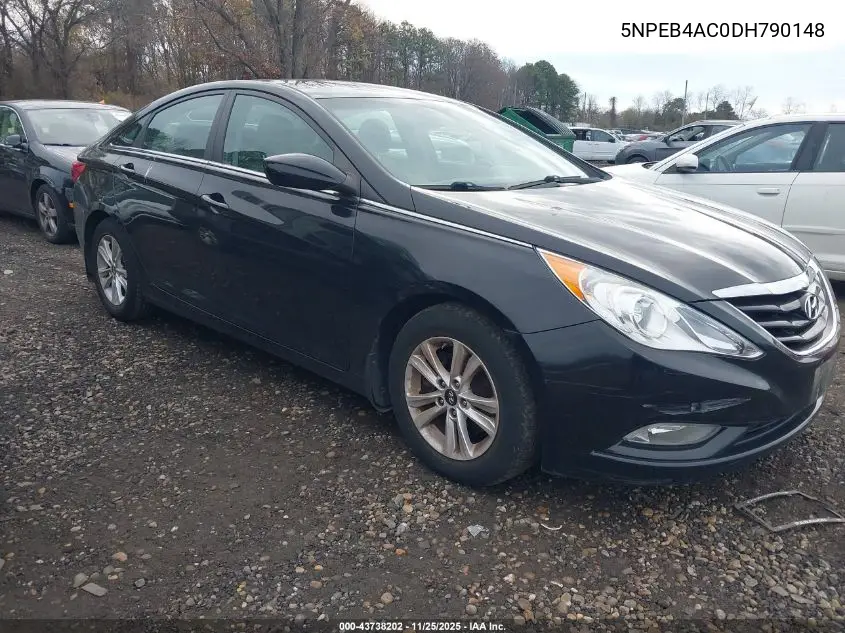 5NPEB4AC0DH790148 2013 Hyundai Sonata Gls