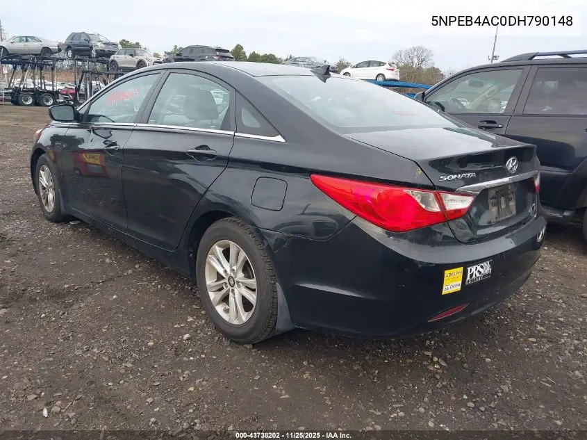 5NPEB4AC0DH790148 2013 Hyundai Sonata Gls