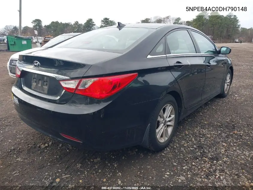 5NPEB4AC0DH790148 2013 Hyundai Sonata Gls