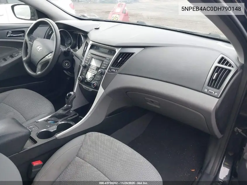 5NPEB4AC0DH790148 2013 Hyundai Sonata Gls