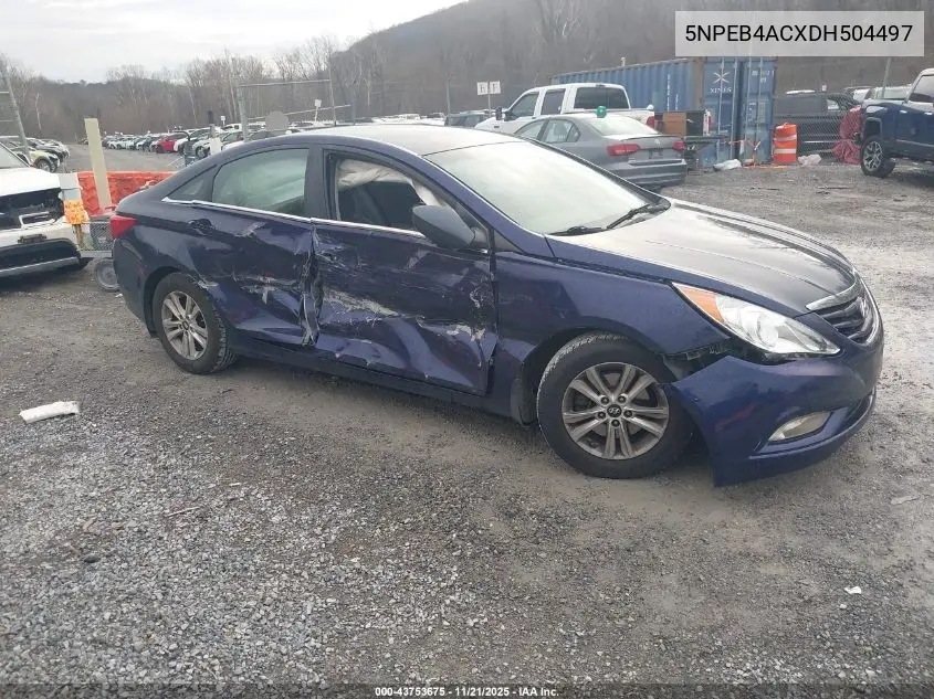 5NPEB4ACXDH504497 2013 Hyundai Sonata Gls