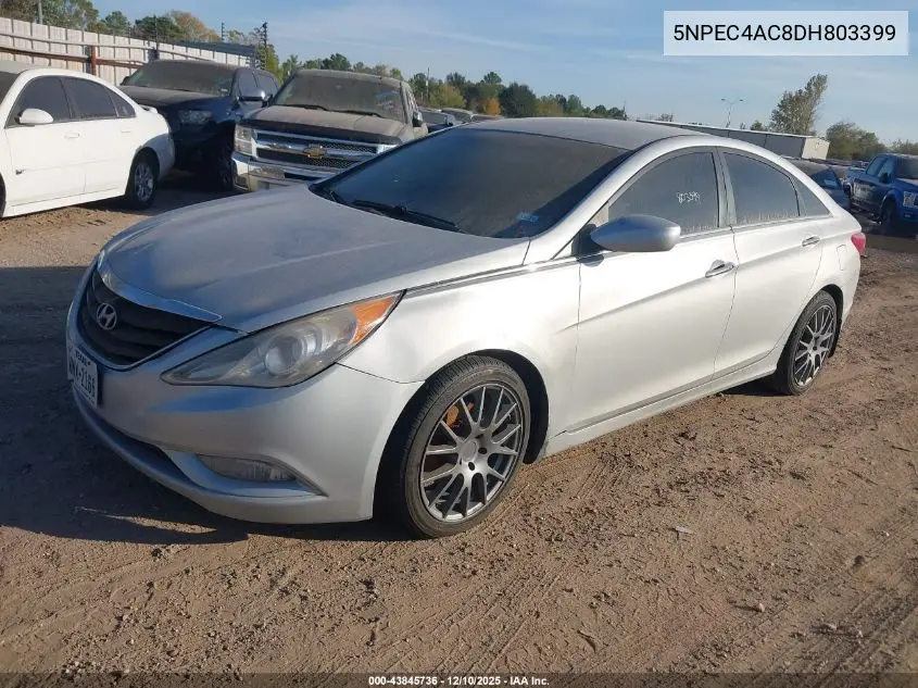 5NPEC4AC8DH803399 2013 Hyundai Sonata Se