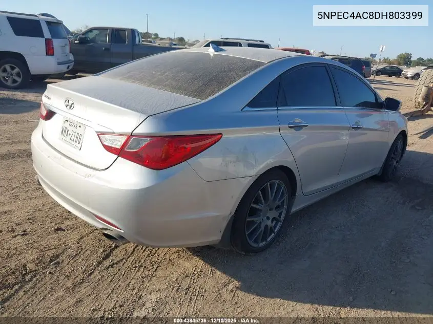 5NPEC4AC8DH803399 2013 Hyundai Sonata Se