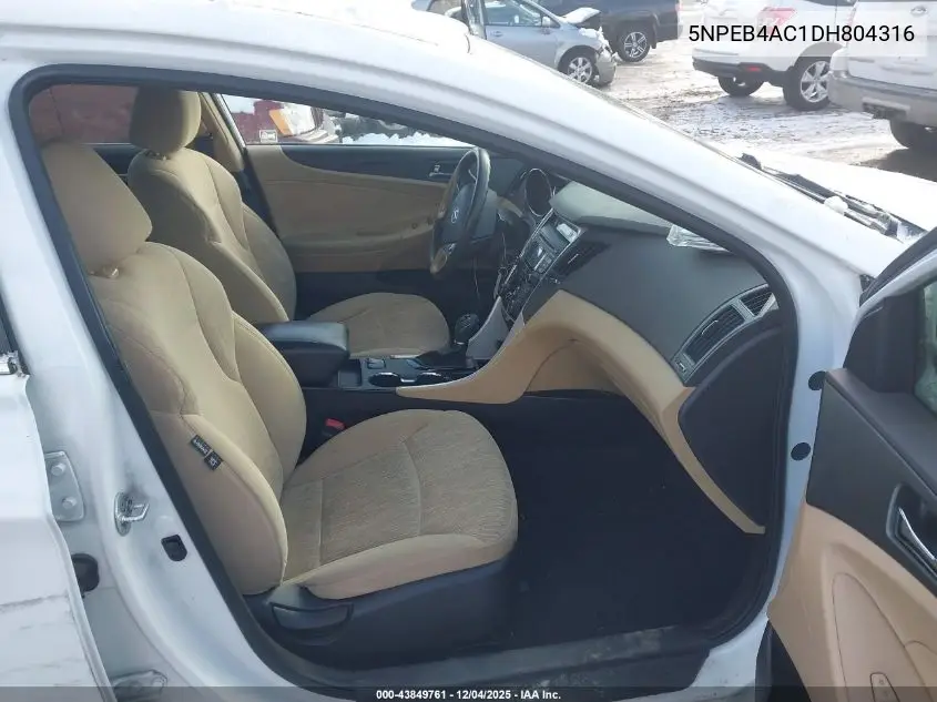 5NPEB4AC1DH804316 2013 Hyundai Sonata Gls