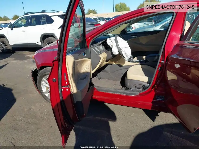 5NPEB4AC7DH761245 2013 Hyundai Sonata Gls