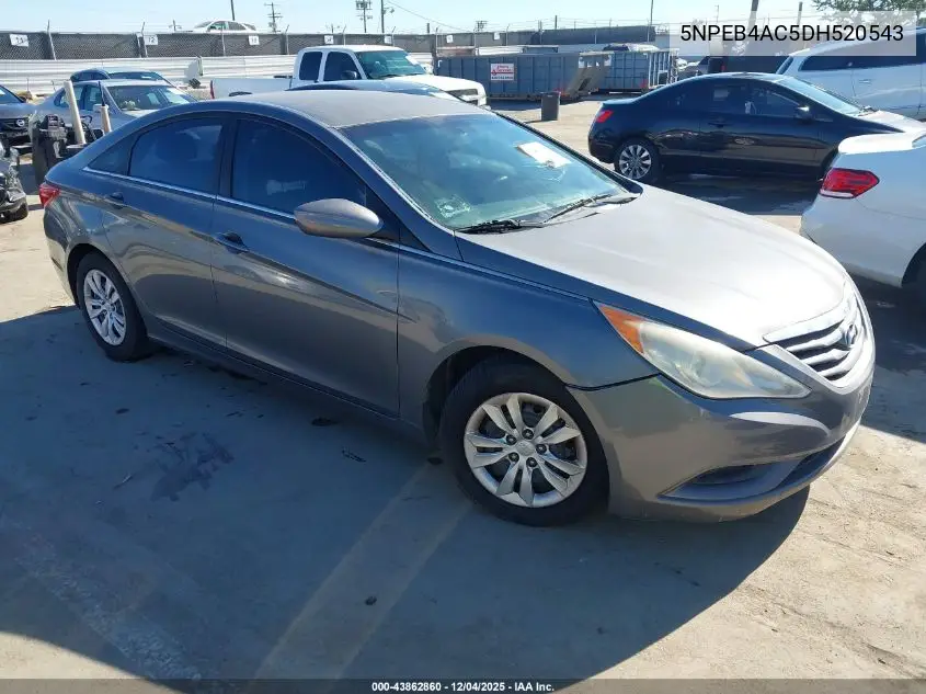 5NPEB4AC5DH520543 2013 Hyundai Sonata Gls
