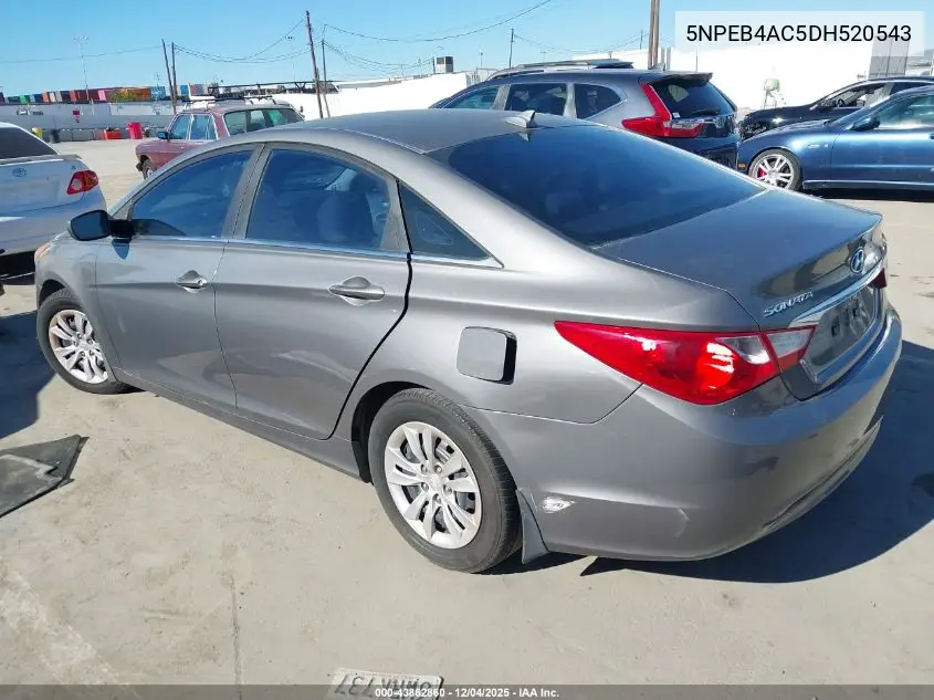 5NPEB4AC5DH520543 2013 Hyundai Sonata Gls