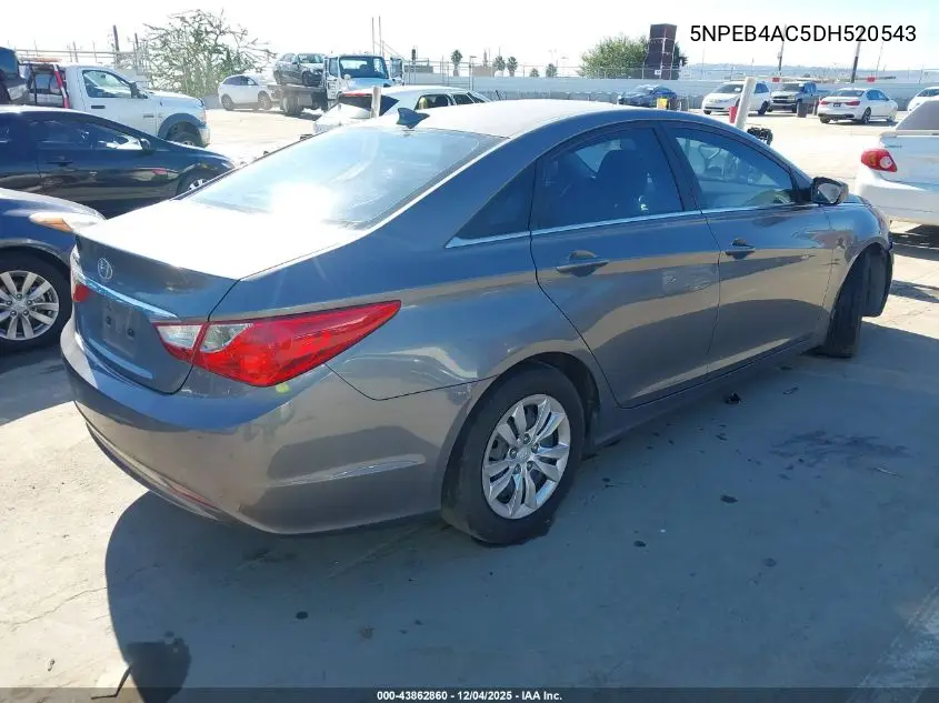 5NPEB4AC5DH520543 2013 Hyundai Sonata Gls