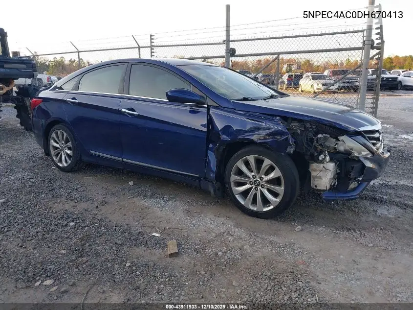 5NPEC4AC0DH670413 2013 Hyundai Sonata Se