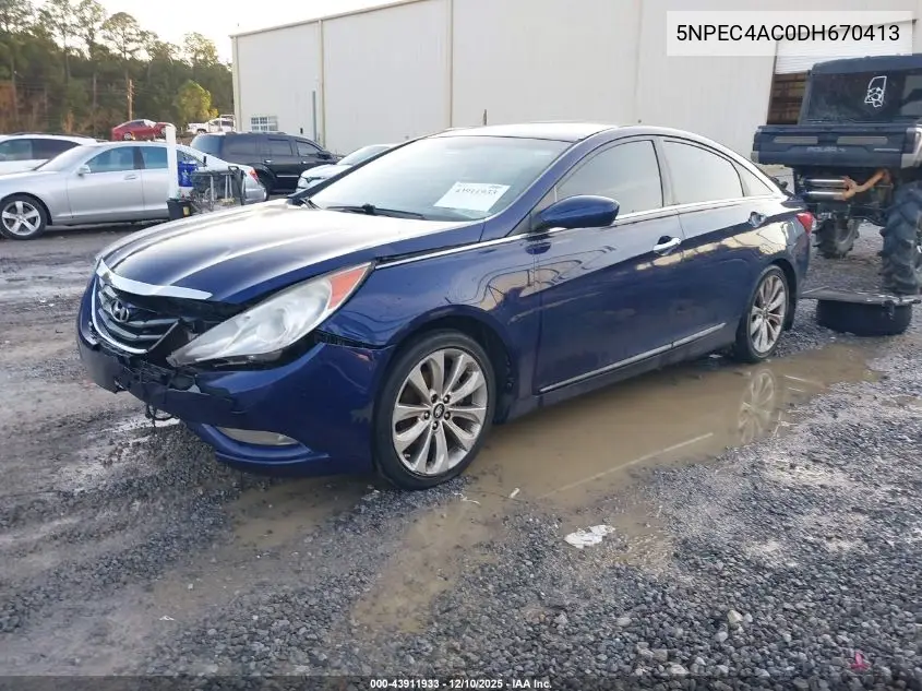5NPEC4AC0DH670413 2013 Hyundai Sonata Se