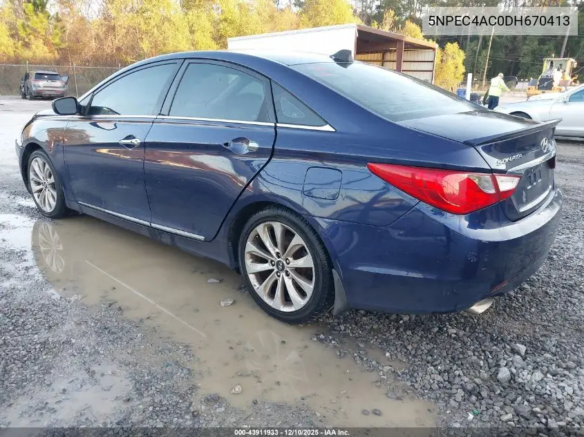 5NPEC4AC0DH670413 2013 Hyundai Sonata Se