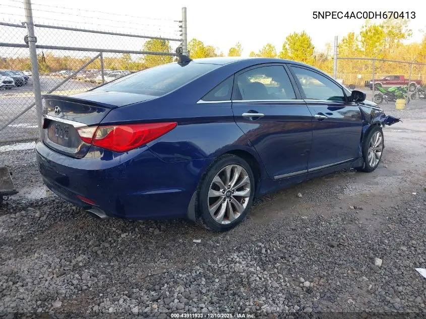 5NPEC4AC0DH670413 2013 Hyundai Sonata Se