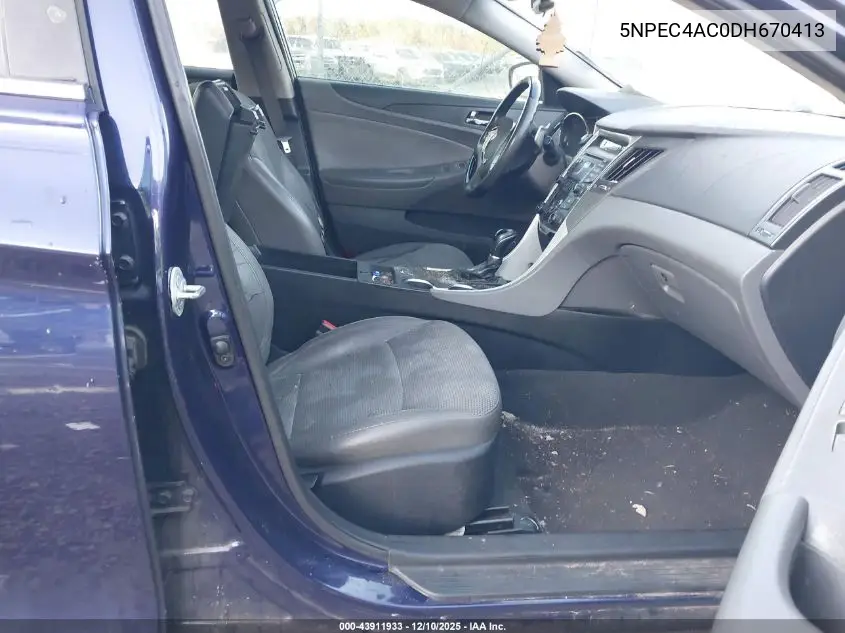 5NPEC4AC0DH670413 2013 Hyundai Sonata Se