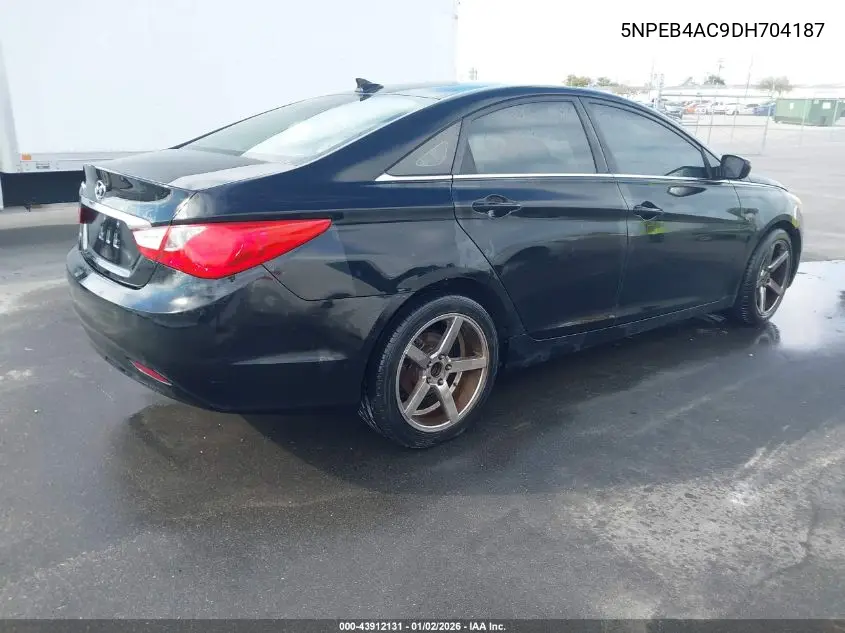 5NPEB4AC9DH704187 2013 Hyundai Sonata Gls