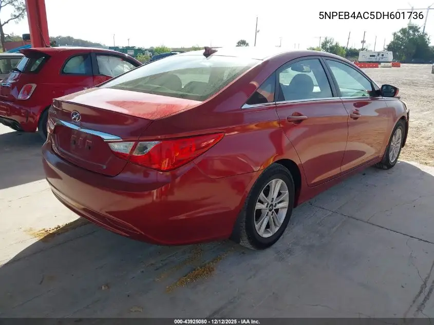 5NPEB4AC5DH601736 2013 Hyundai Sonata Gls