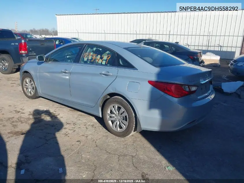5NPEB4AC9DH558292 2013 Hyundai Sonata Gls