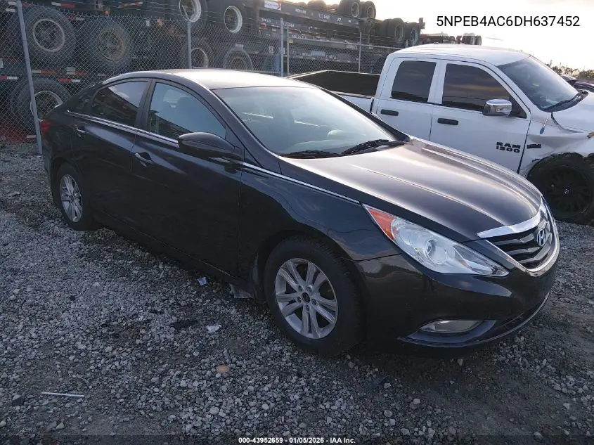 5NPEB4AC6DH637452 2013 Hyundai Sonata Gls