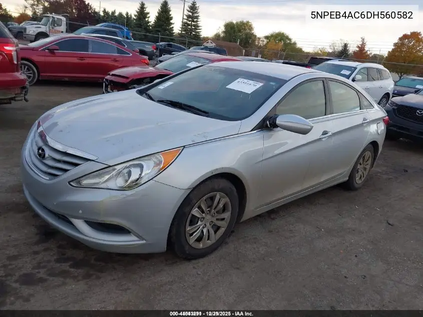 5NPEB4AC6DH560582 2013 Hyundai Sonata Gls