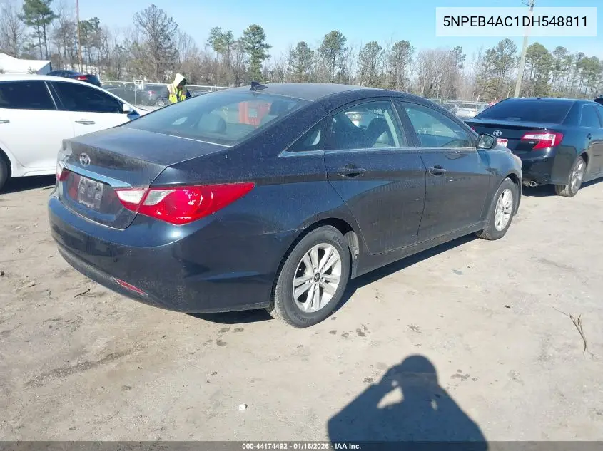 5NPEB4AC1DH548811 2013 Hyundai Sonata Gls