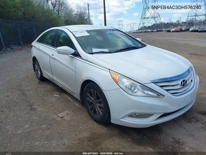 5NPEB4AC3DH576240 2013 Hyundai Sonata Gls