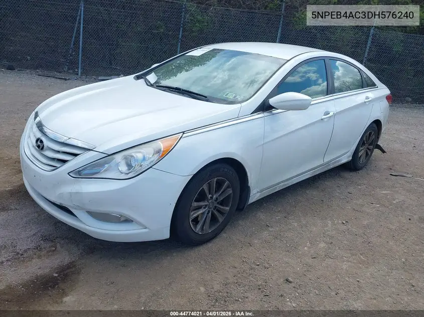 5NPEB4AC3DH576240 2013 Hyundai Sonata Gls