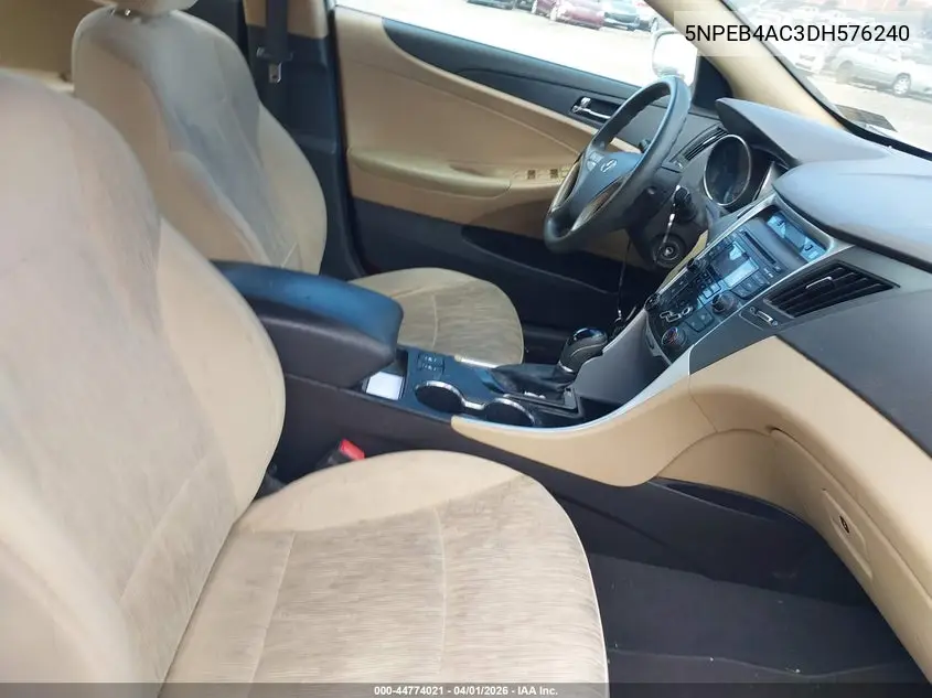 5NPEB4AC3DH576240 2013 Hyundai Sonata Gls
