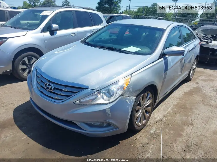 5NPEC4AC4DH803965 2013 Hyundai Sonata Se