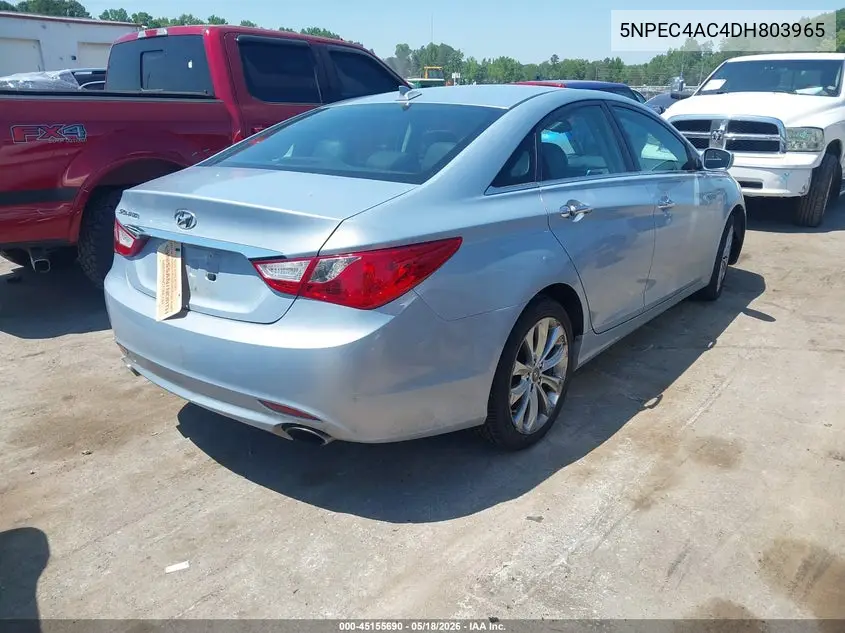 5NPEC4AC4DH803965 2013 Hyundai Sonata Se